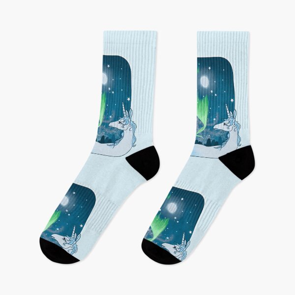 Item preview, The Last Unicorn & Northern lights designed and sold by Aurealis Creatief.