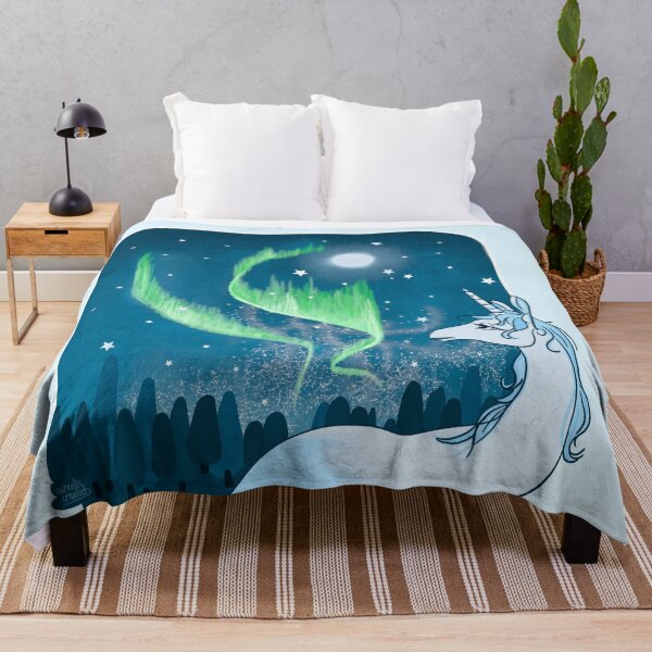 Item preview, The Last Unicorn & Northern lights designed and sold by Aurealis Creatief.
