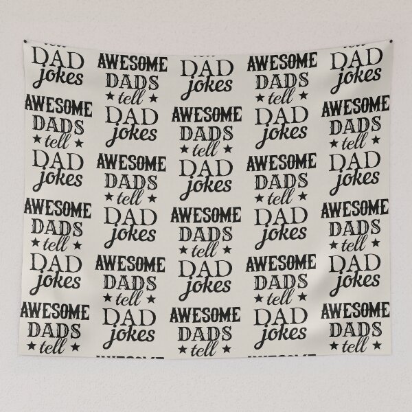 Item preview, Awesome Dads Tell Dad Jokes Black Text Design, Great Design For Cool Dads, Perfect For Father's Day designed and sold by TrulyEpoque.