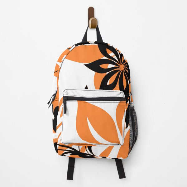 Item preview, Orange black floral Art designed and sold by Tshirtstory.