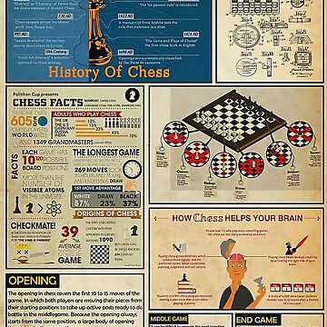 Common Chess Openings Vintage Poster Chess Knowledge Retro 