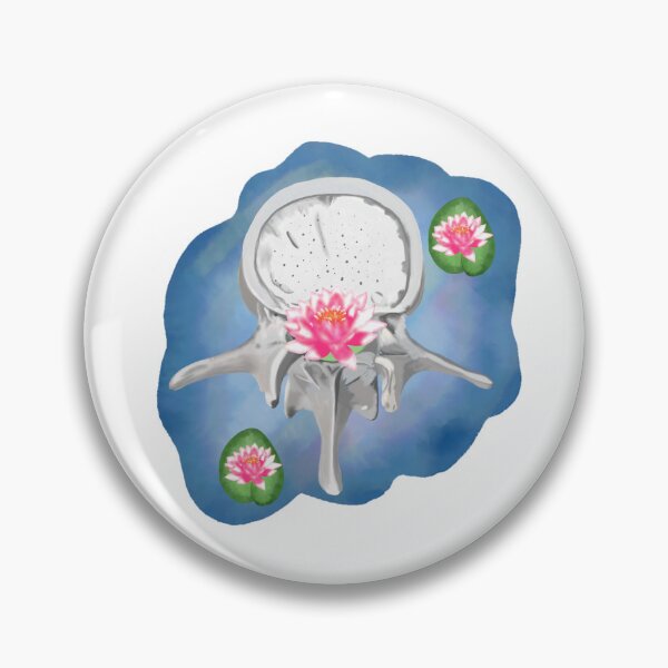 Item preview, Vertebrae with Flower designed and sold by livvysophie.