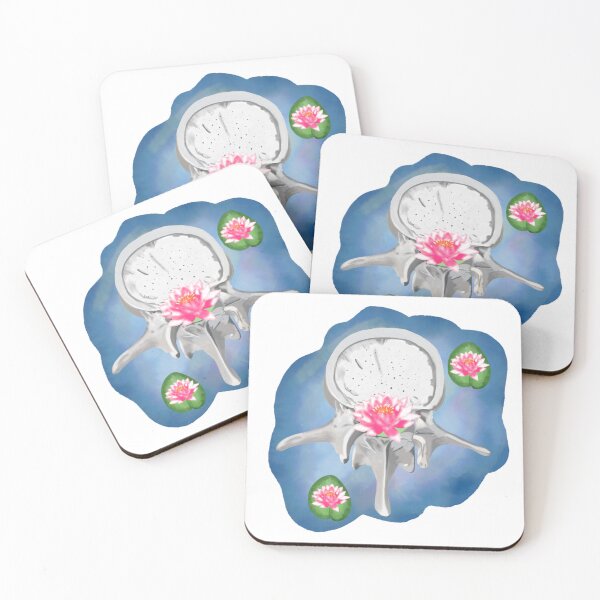 Item preview, Vertebrae with Flower designed and sold by livvysophie.