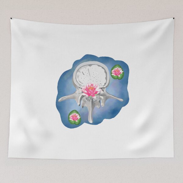 Item preview, Vertebrae with Flower designed and sold by livvysophie.