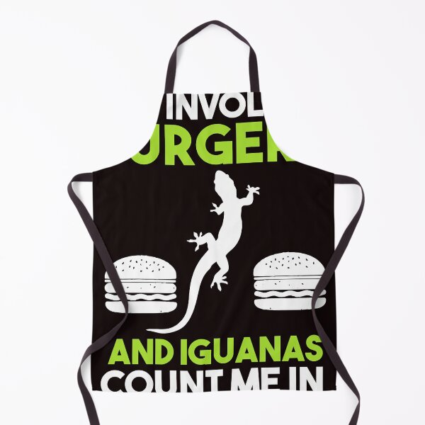 Item preview, If It Involves Burgers And Iguanas designed and sold by DaveMcGuinness.