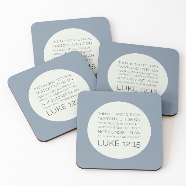 Item preview, Luke 12:15 Bible Verse designed and sold by Augustine98.