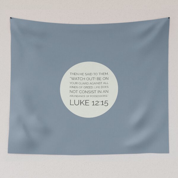 Item preview, Luke 12:15 Bible Verse designed and sold by Augustine98.