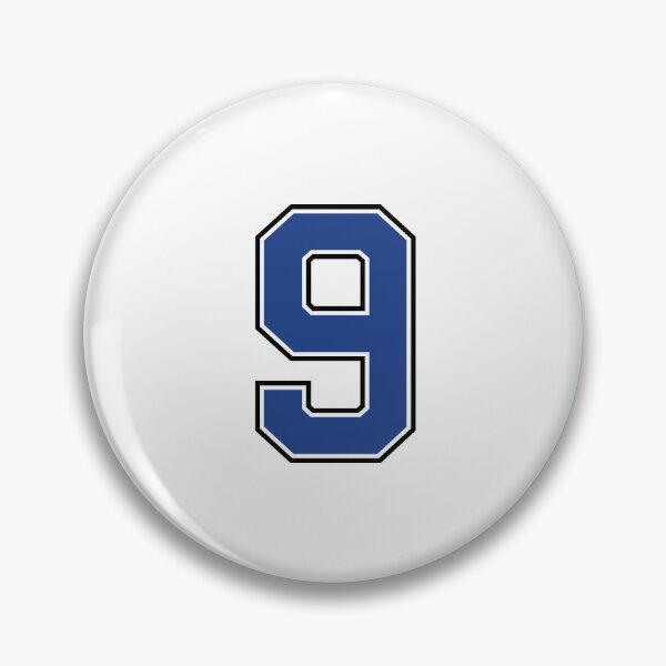 Item preview, Blue Number 9 lucky sports jersey nine designed and sold by HeavyStyle.