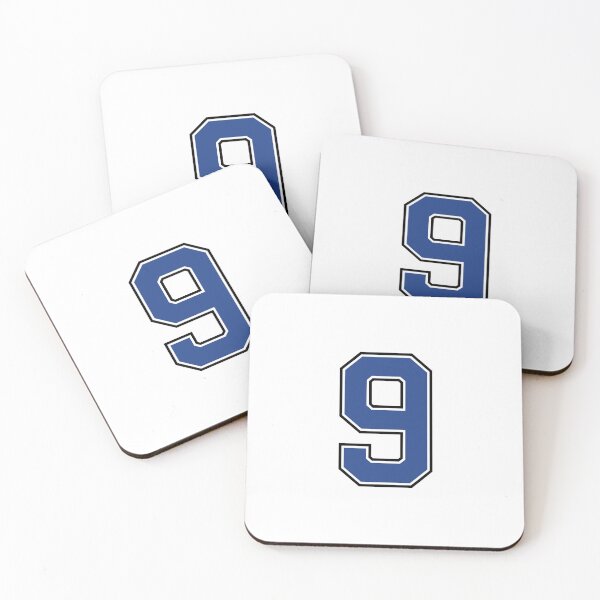 Item preview, Blue Number 9 lucky sports jersey nine designed and sold by HeavyStyle.