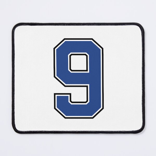 Item preview, Blue Number 9 lucky sports jersey nine designed and sold by HeavyStyle.