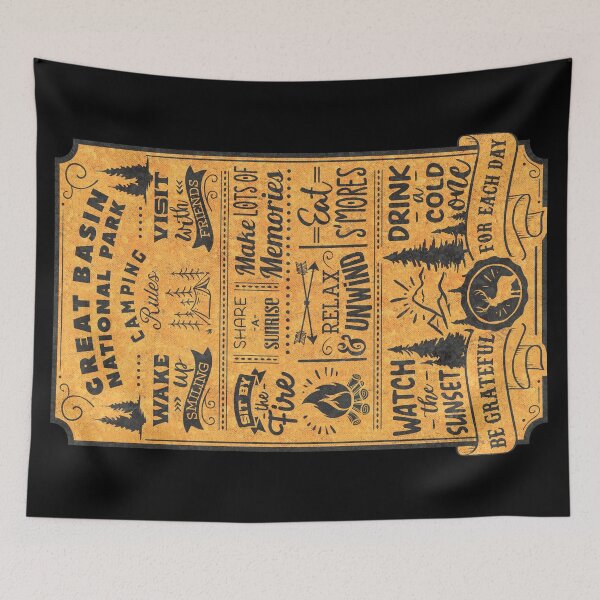 Item preview, Great Basin National Park Camping Rules designed and sold by JordanHolmes.