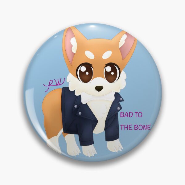 Artikelvorschau, Bis auf die Knochen schlecht Corgi entworfen und verkauft von Royal-Art.