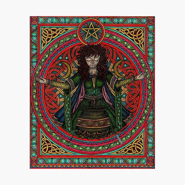 Hedgewitch Wiccawitch Photographic Print