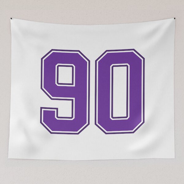 Item preview, Purple Number 90 lucky sports jersey ninety designed and sold by HeavyStyle.