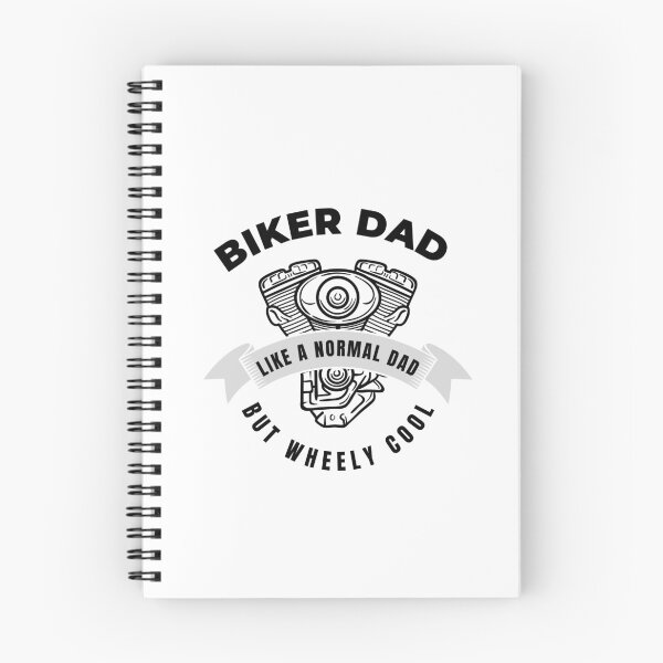 Item preview, Biker Dad Like A Normal Dad But Wheely Cool Graphic Shirt designed and sold by WilkDesign.
