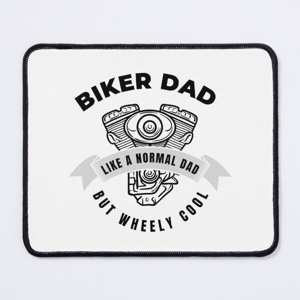 Item preview, Biker Dad Like A Normal Dad But Wheely Cool Graphic Shirt designed and sold by WilkDesign.
