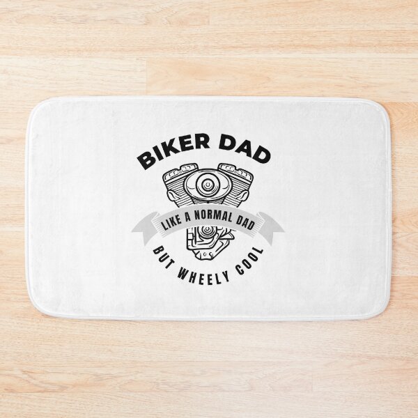 Item preview, Biker Dad Like A Normal Dad But Wheely Cool Graphic Shirt designed and sold by WilkDesign.
