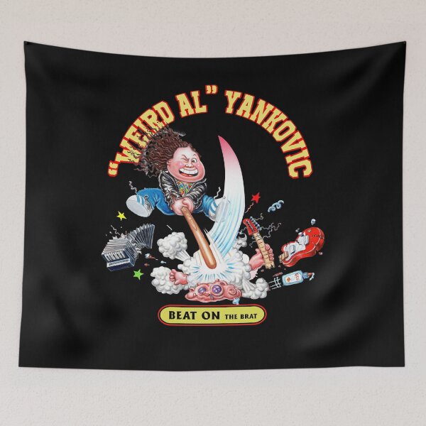 Aperçu de l'œuvre Musique Vintage Retro Beat On The Brat Weird Al Funny Graphic Gift créée et vendue par henshawmark.