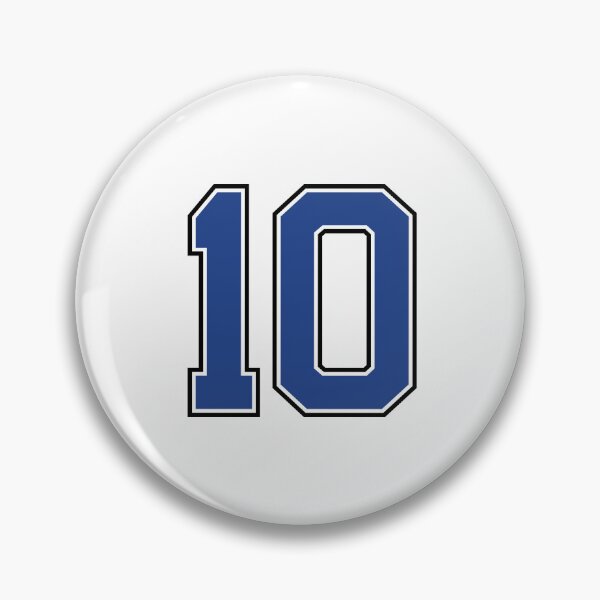 Item preview, Blue Number 10 lucky sports jersey ten designed and sold by HeavyStyle.