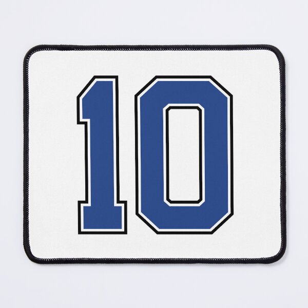 Item preview, Blue Number 10 lucky sports jersey ten designed and sold by HeavyStyle.