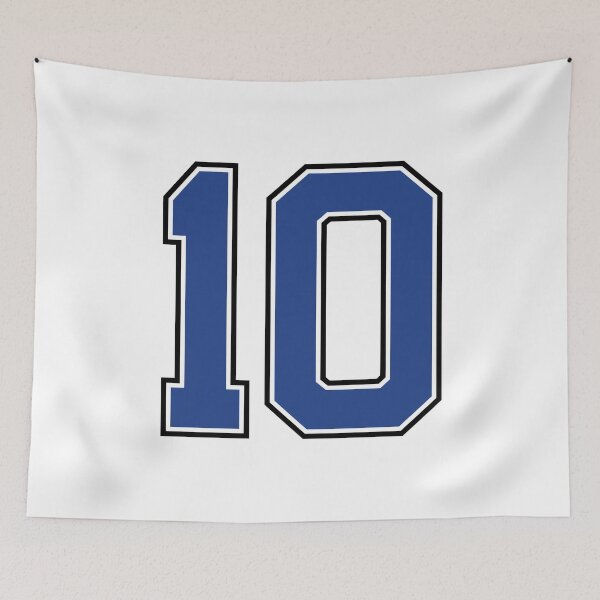 Item preview, Blue Number 10 lucky sports jersey ten designed and sold by HeavyStyle.