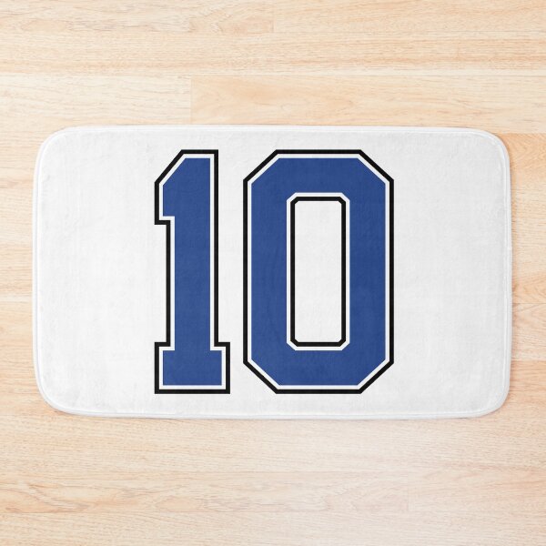 Item preview, Blue Number 10 lucky sports jersey ten designed and sold by HeavyStyle.