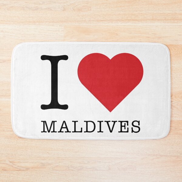 Item preview, I love Maldives designed and sold by HeavyStyle.