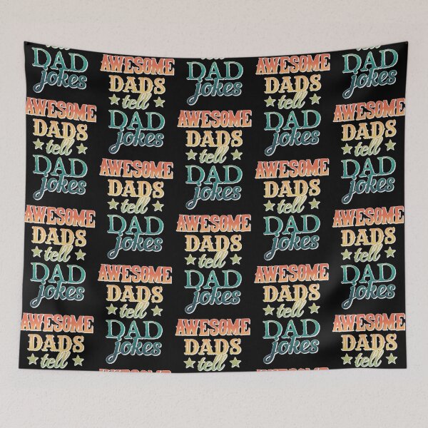 Item preview, Fun Colourful Awesome Dads Tell Dad Jokes Design designed and sold by TrulyEpoque.