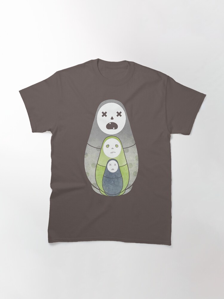 Alternate view of Zombie nesting dolls Classic T-Shirt