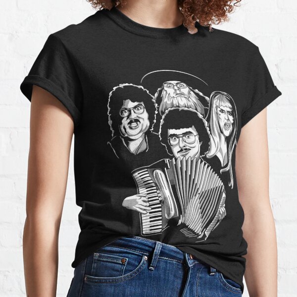 Vista previa del artículo con la obra «Regalos necesarios Weird Al Yankovic Lindo regalo gráfico», diseñado y vendido por henshawmark.
