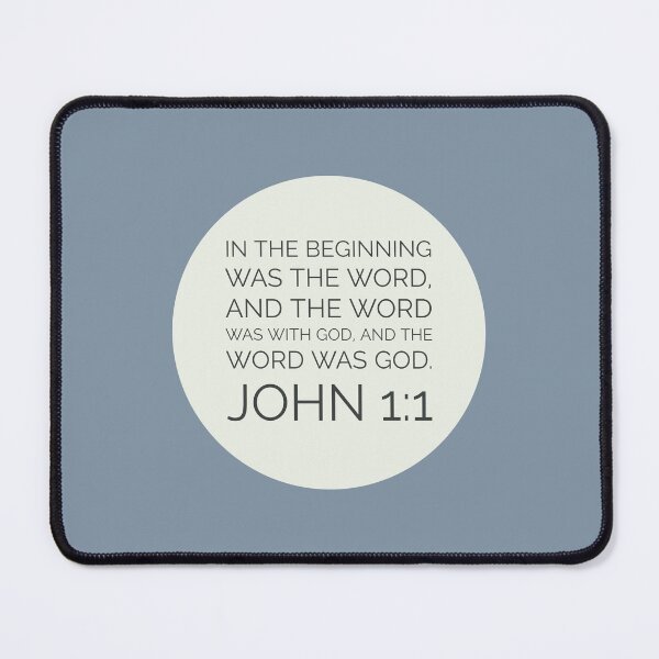 Item preview, John 1:1 Bible Verse designed and sold by Augustine98.