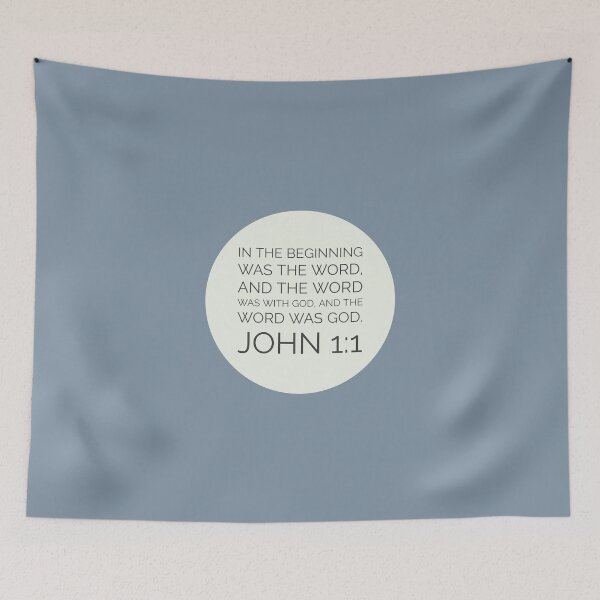 Item preview, John 1:1 Bible Verse designed and sold by Augustine98.