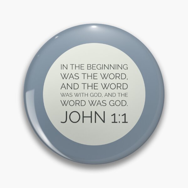 Item preview, John 1:1 Bible Verse designed and sold by Augustine98.