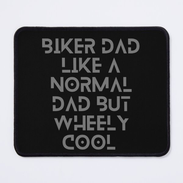Item preview, Biker Dad Like A Normal Dad But Wheely Cool Graphic Shirt designed and sold by WilkDesign.