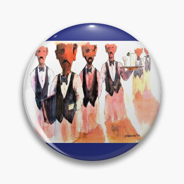 Item preview, Formal Waiters In Ties Ready For Their Customers  designed and sold by DonSylvester.