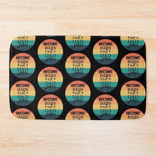 Item preview, Round Awesome Dads Tell Dad Jokes Fun Design, Great Design For Cool Dads, Perfect For Father's Day designed and sold by TrulyEpoque.