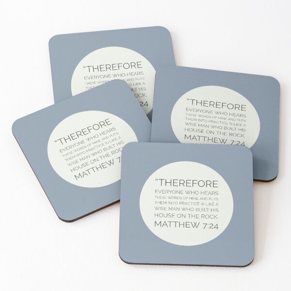 Item preview, Matthew 7:24 Bible Verse designed and sold by Augustine98.