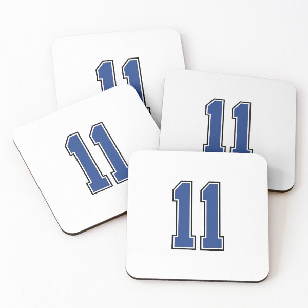 Item preview, Blue Number 11 lucky sports jersey eleven designed and sold by HeavyStyle.