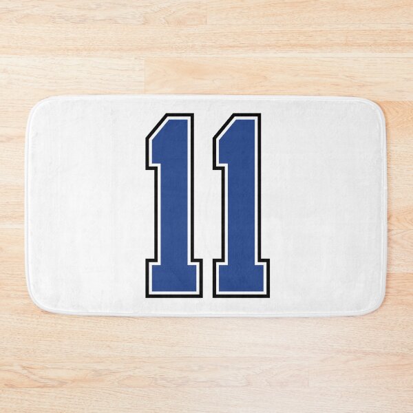 Item preview, Blue Number 11 lucky sports jersey eleven designed and sold by HeavyStyle.