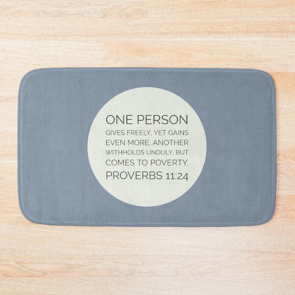 Item preview, Proverbs 11:24 Bible Verse designed and sold by Augustine98.