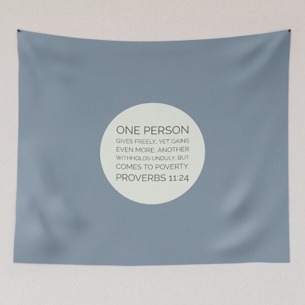 Item preview, Proverbs 11:24 Bible Verse designed and sold by Augustine98.