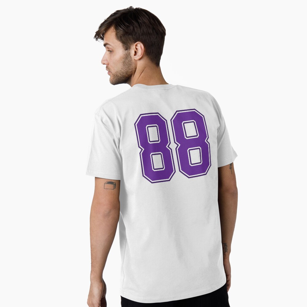 Purple Number 88 lucky sports jersey eighty eight