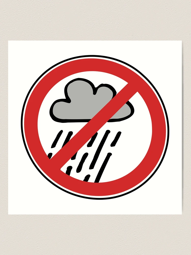 no rain symbol