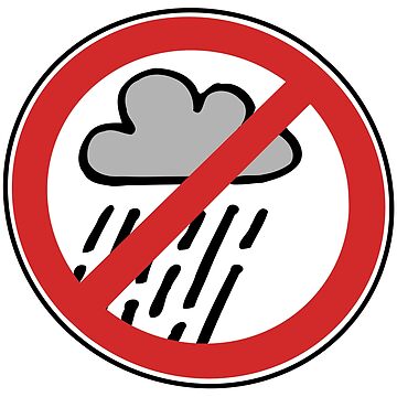 no rain symbol