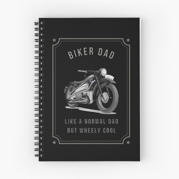 Item preview, Biker Dad Like A Normal Dad But Wheely Cool Graphic Shirt designed and sold by WilkDesign.
