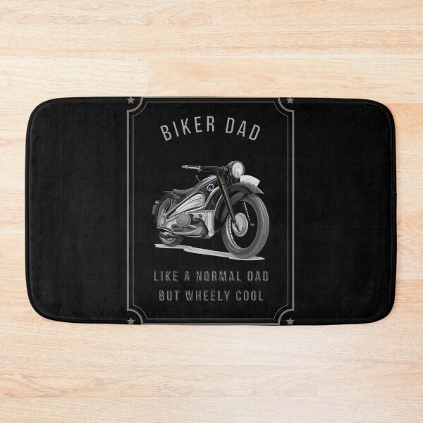 Item preview, Biker Dad Like A Normal Dad But Wheely Cool Graphic Shirt designed and sold by WilkDesign.