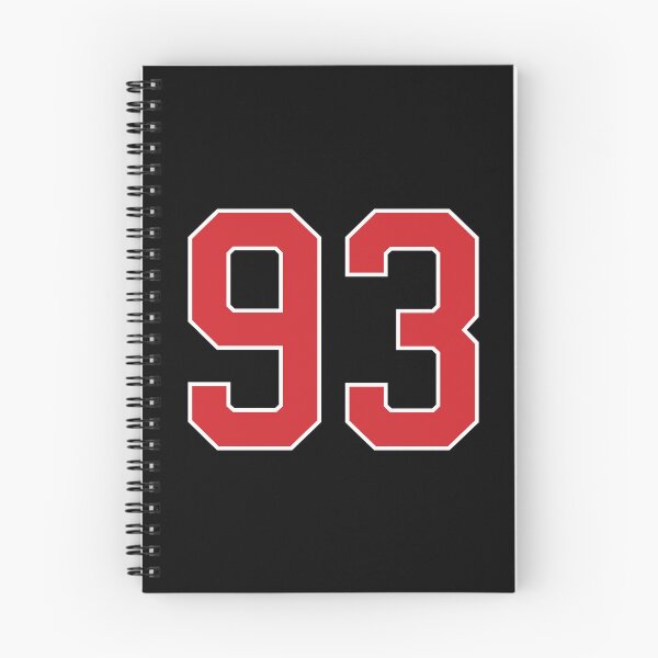 Item preview, Sports Number 93, red black color lucky sport ninety three designed and sold by ArtIsParty.