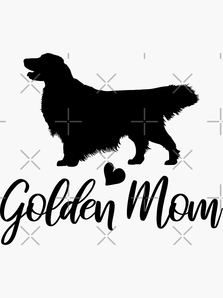 Thumbnail 3 von 3, Sticker, Goldene Mama designt und verkauft von doggiedelight.