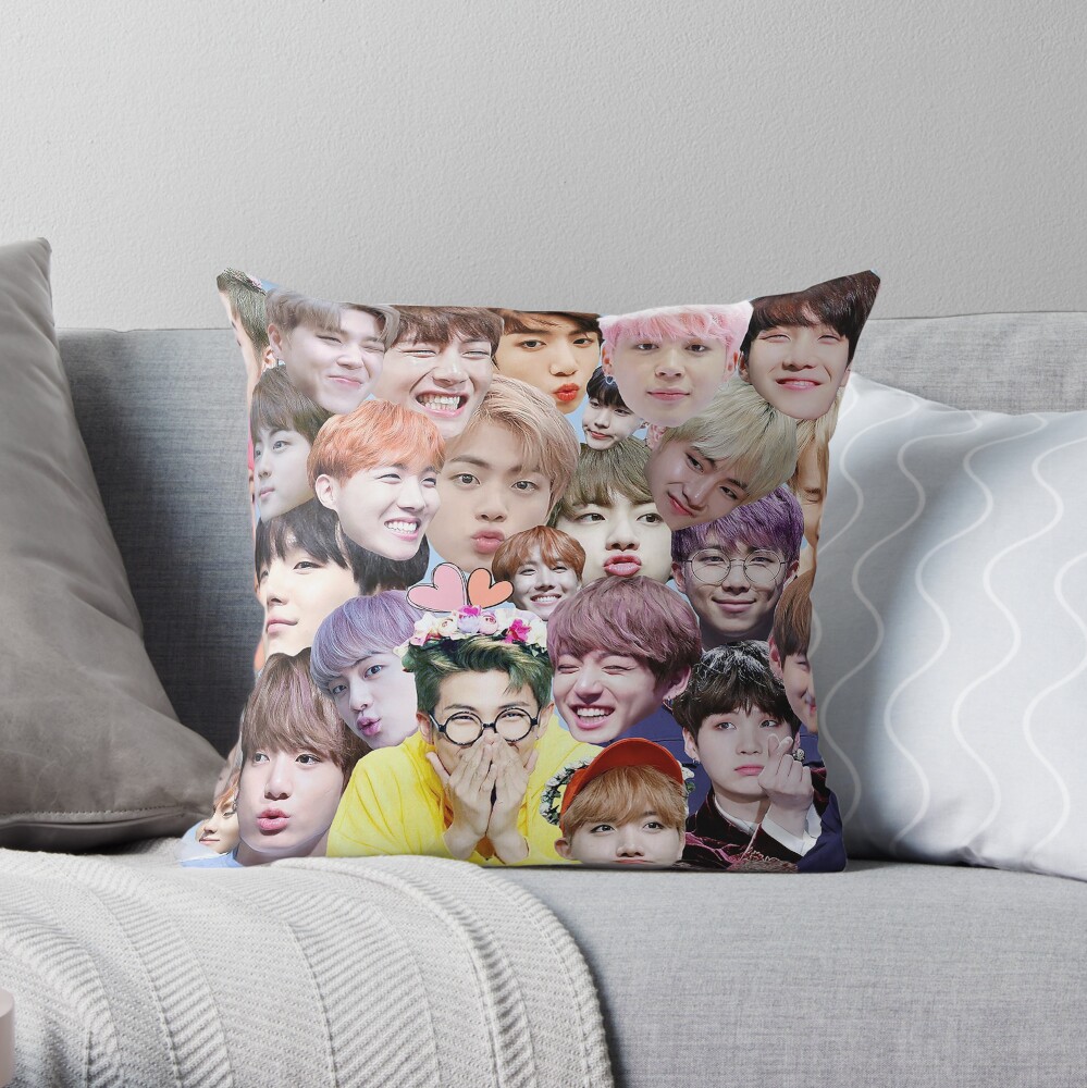 Bts Throw Pillow