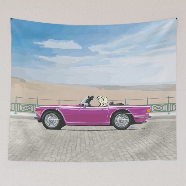 Item preview, Magenta colour TR6 – the Classic British Sports Car designed and sold by Bigs66.